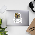 Loki the Bulldog Bubble-free stickers