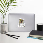 Loki the Bulldog Bubble-free stickers