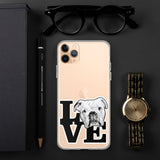 English Bulldog Love iPhone Case