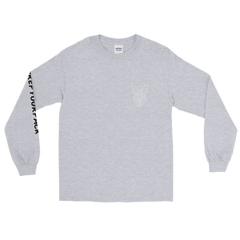 GSD White Unisex Long Sleeve Shirt