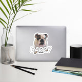 Barry Bubble-free stickers
