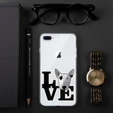 Bull Terrier Love iPhone Case