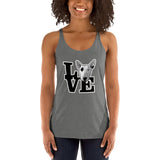 Bull Terrier Love Women's Racerback Tank