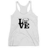 Pug Love Women's Racerback Tank