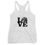 Dachshund Love Women's Racerback Tank