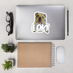 Loki the Bulldog Bubble-free stickers