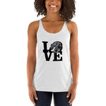 Dachshund Love Women's Racerback Tank