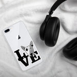 Bull Terrier Love iPhone Case