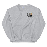 Shaeby Pug Love Design Sweatshirt